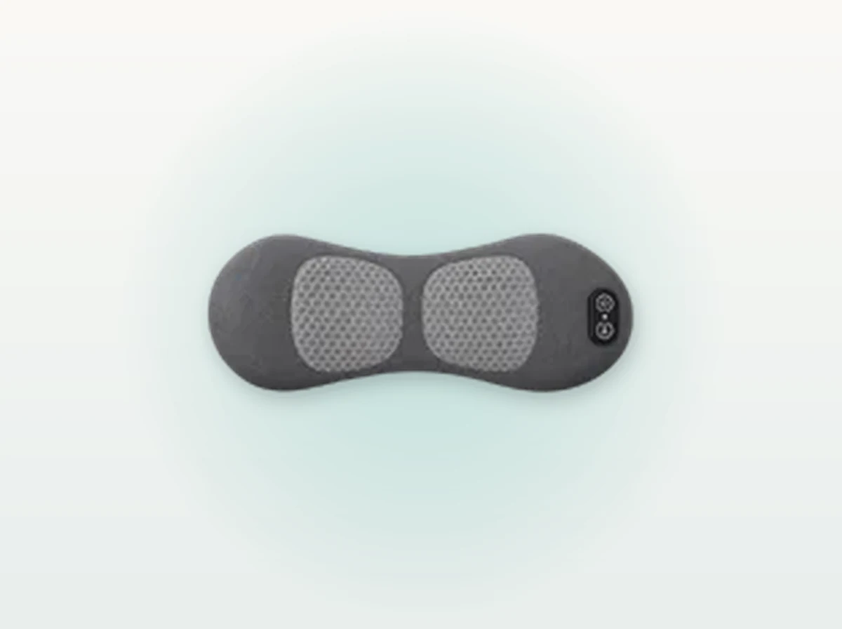 Kizu™ Spine Adjust 3-in-1 Contoured Lumbar Lift, Heat & Vibration Comfort Pillow Package Contents